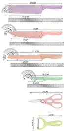 🚚 PAGO CONTRAENTREGA 🚚 🔪 KIT DE COCINA PROFESIONAL DE 6 CUCHILLAS ✂️