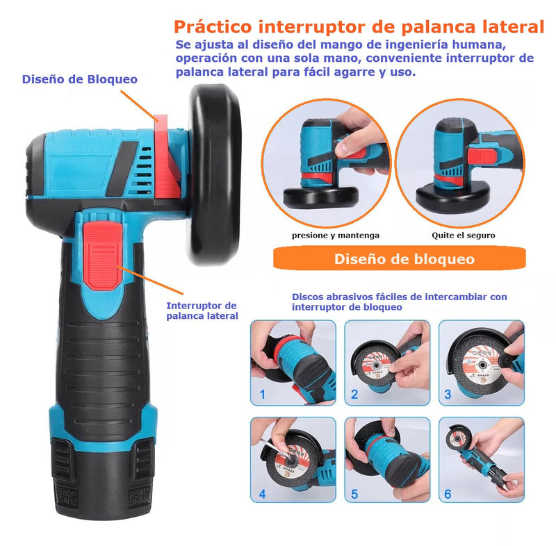 🛠️ Mini Amoladora Angular Eléctrica 19500 Rpm 🛠️ ENVÍO GRATIS ✈ PAGO CONTRAENTREGA 🚚