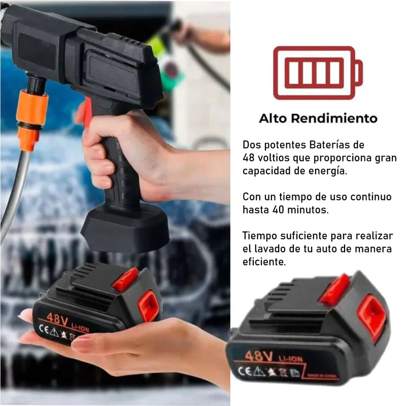 🚚 PAGO CONTRAENTREGA 🚚 Arviroz™ - Pistola Lavadora 2 Baterías Inalámbrica + Envio Grátis + Cargador de regalo gratis